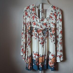 NWOT MODERN CHINOISERIE  RARE FREE PEOPLE DRESS S